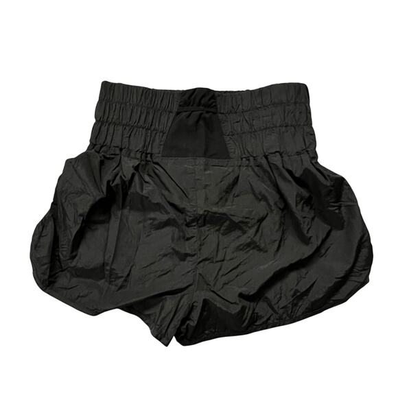 Free People Movement Shorts Womens Large Black The Way Home High Rise Running - Picture 5 of 7